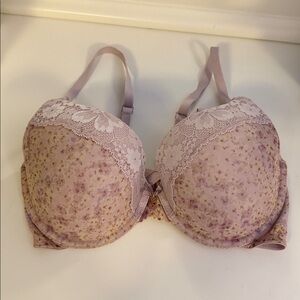 VS Floral Lace Padded Push-Up Bra